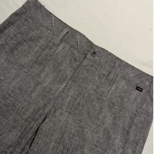 Travis Matthew Shorts Mens 34 Grey Heather Polyester Spandex Stretch Golf Active